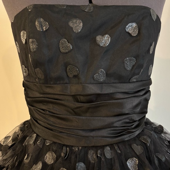 Betsey Johnson Black Evening Strapless Dress - Picture 5 of 13